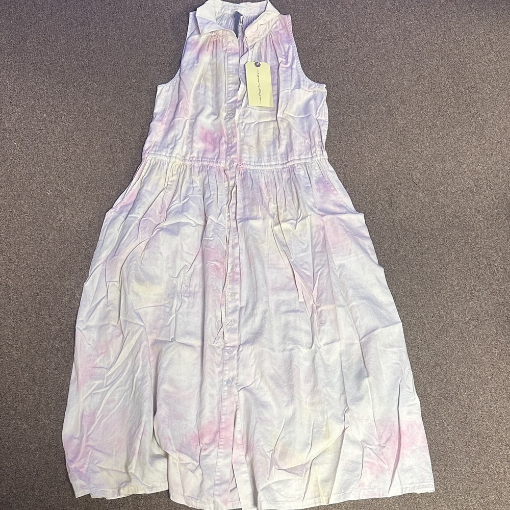 Raquel Allegra Sleeveless Pastel Maxi Dress